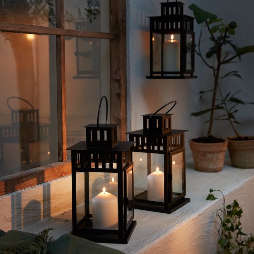 FENOMEN, unscented block candle, set of 5, 003.779.41