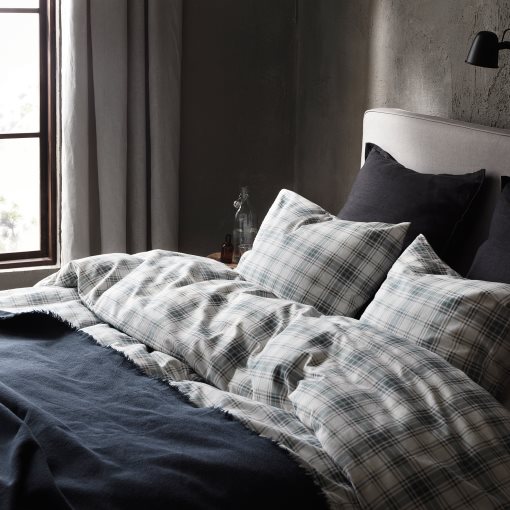 NORDRUTA, duvet cover and 2 pillowcases, 240x220/50x60 cm, 003.816.17