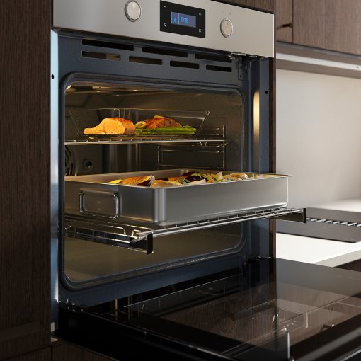 ANRÄTTA, φούρνος με αερόθερμο, λειτουργία πυρόλυσης, 004.117.18