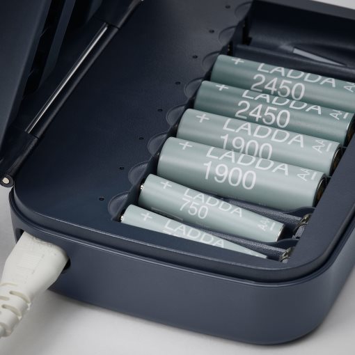 LADDA, rechargeable battery HR6 AA 1.2V, 4 pack, 005.098.14
