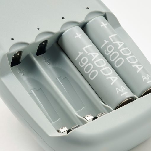 LADDA, rechargeable battery HR6 AA 1.2V, 4 pack, 005.098.14