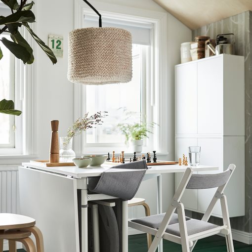 KALLHÄLL, gateleg table with storage, 005.112.23