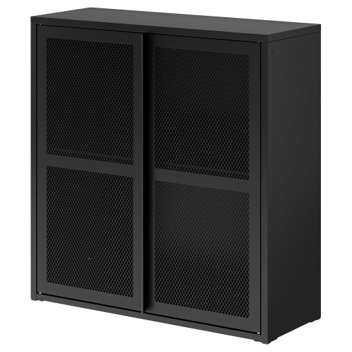 IVAR, cabinet with doors/mesh, 80x83 cm, 005.312.40