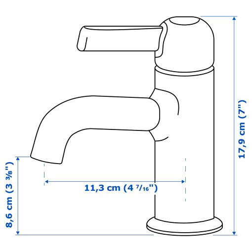 VOXNAN, wash-basin mixer tap, 005.332.58