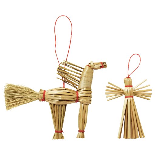 VINTERFINT, hanging decoration/handmade, set of 2, 005.604.59