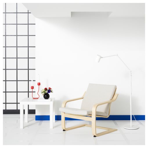POÄNG, armchair frame with low back, 005.821.97