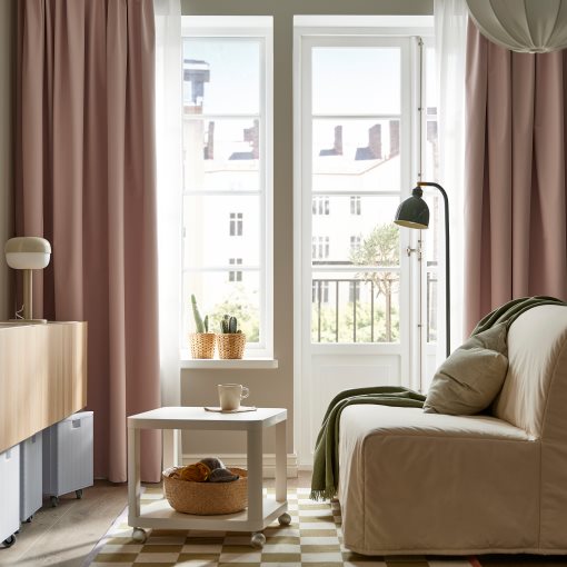 BENGTA, block-out curtain with heading tape/1 piece, 210x300 cm, 006.021.62