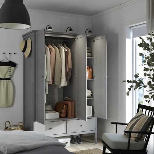 GULLABERG, wardrobe, 128x64x201 cm, 006.099.03