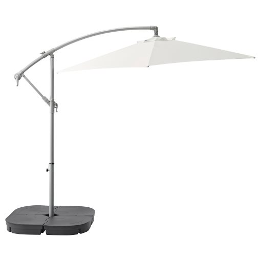 BAGGON/SVARTO, parasol, hanging with base, 090.484.32