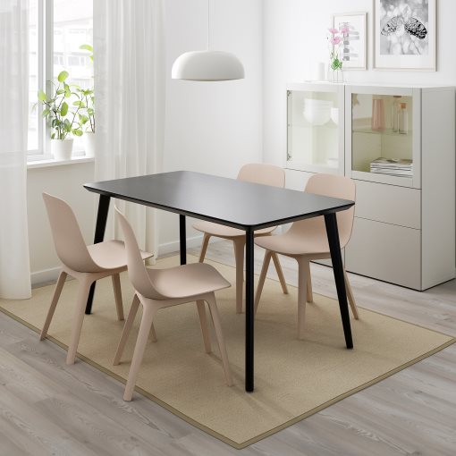LISABO/ODGER, τραπέζι και 4 καρέκλες, 092.597.02