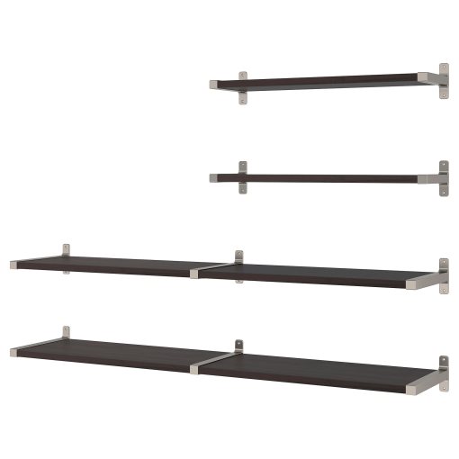 BERGSHULT/GRANHULT, wall shelf combination, 160x30 cm, 092.910.66