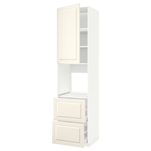 METOD, high cabinet for oven with door/2 drawers, 60x60x240 cm, 094.566.27
