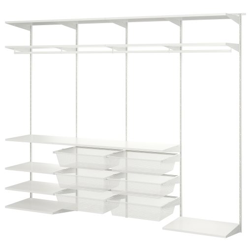 BOAXEL, wardrobe combination, 250x40x201 cm, 094.656.41