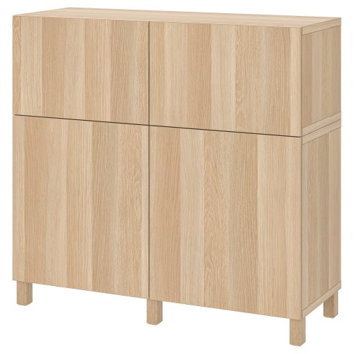 BESTÅ, storage combination with doors/drawers push open, 120x42x112 cm, 094.808.11