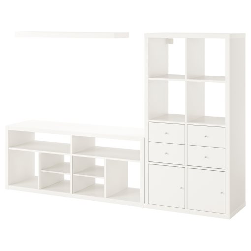 KALLAX/LACK, TV storage combination, 224x39x147 cm, 095.521.72