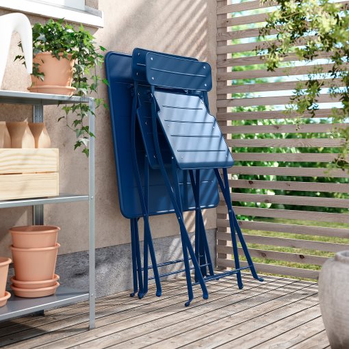 SUNDSÖ, table and 2 folding chairs/outdoor, 65x65 cm, 095.730.23