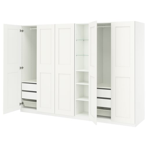 PAX/GRIMO, wardrobe combination, 285x60x201 cm, 096.074.24