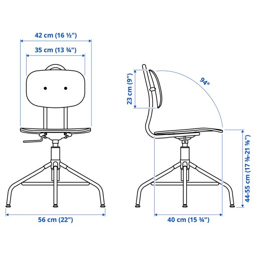 KULLABERG, swivel chair, 103.203.41