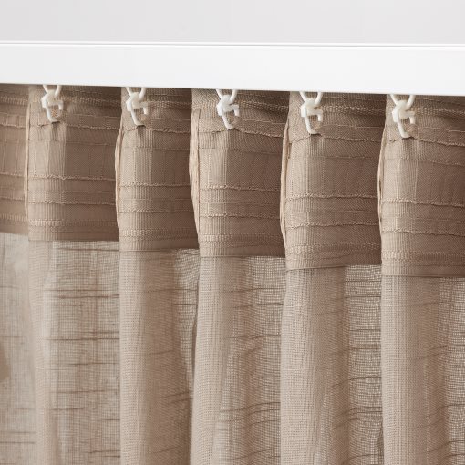 SILVERLÖNN, sheer curtains 1 pair, 145x300 cm, 104.939.78