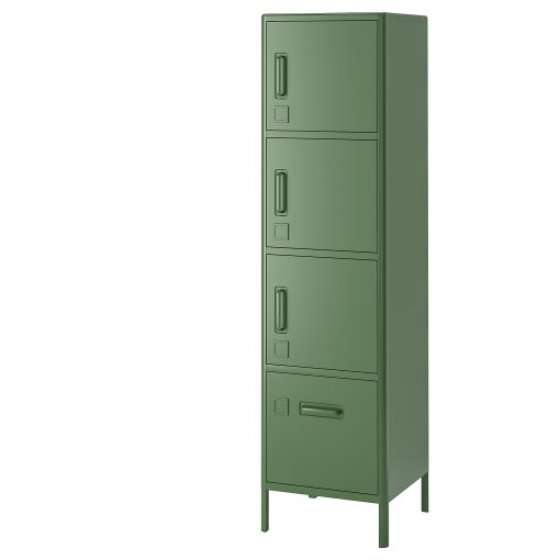 IDASEN, high cabinet with drawer and doors, 45x172 cm, 104.964.01