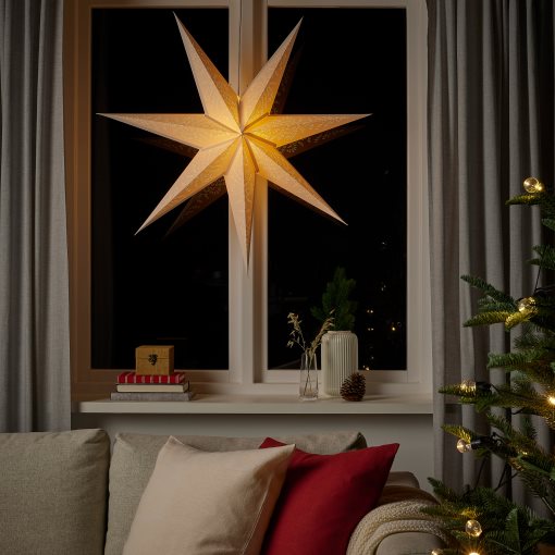 STRÅLA, καπέλο φωτιστικού/δαντέλα, 90 cm, 105.032.08