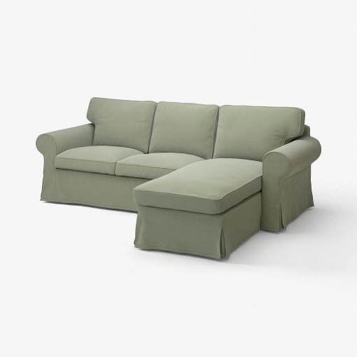 EKTORP, cover for 3-seat sofa with chaise longue, 105.657.86