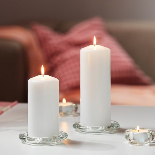 BLADFÅGEL, candle dish, 11 cm, 106.070.41