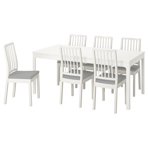 EKEDALEN/EKEDALEN, τραπέζι και 6 καρέκλες, 192.213.51
