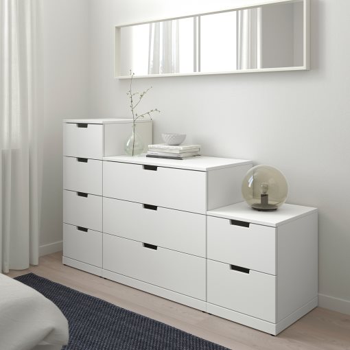 NORDLI, συρταριέρα με 9 συρτάρια, 160X99 cm, 192.480.15