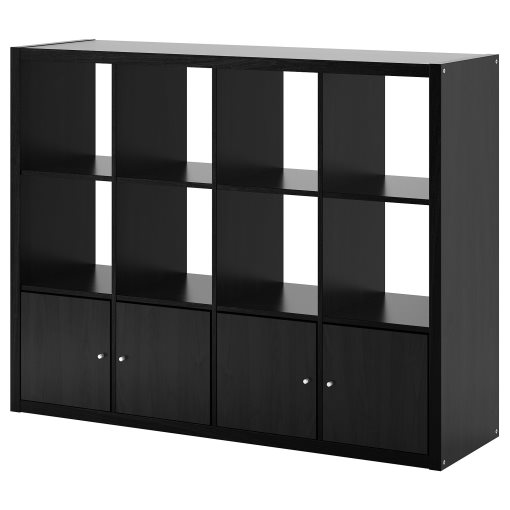 KALLAX, shelving unit with 4 inserts, 192.782.53