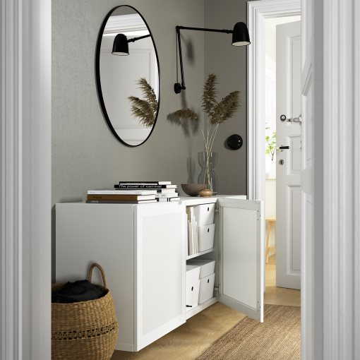 BESTÅ, σύνθεση ντουλαπιών τοίχου, 180x42x64 cm, 194.124.78