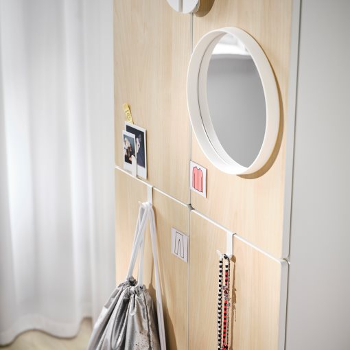 SMASTAD/PLATSA, wardrobe with 2 clothes rails, 60x57x181 cm, 194.304.82