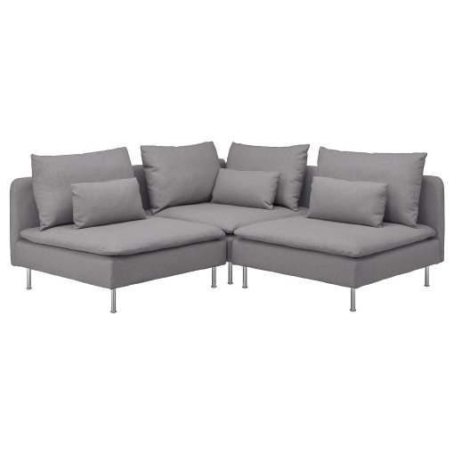 SÖDERHAMN, corner sofa, 3-seat, 194.520.68