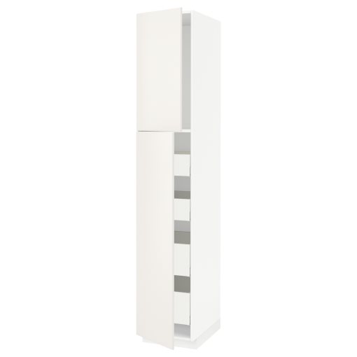 METOD, high cabinet with 2 doors/4 drawers, 40x60x220 cm, 194.556.46