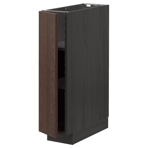 METOD, base cabinet with shelves, 20x60 cm, 194.605.20