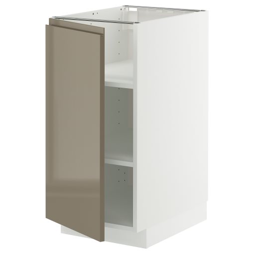 METOD, base cabinet with shelves, 40x60 cm, 195.774.74