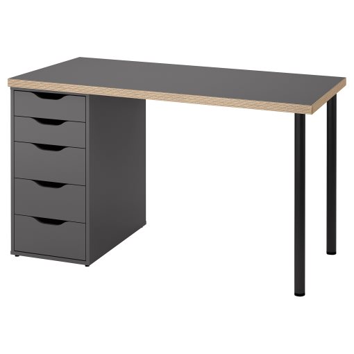 LAGKAPTEN/ALEX, desk, 120x60 cm, 195.849.26