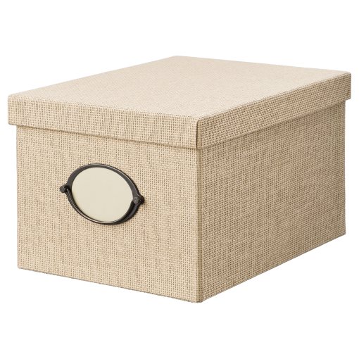 KVARNVIK, storage box with lid, 25x35x20 cm, 204.594.79