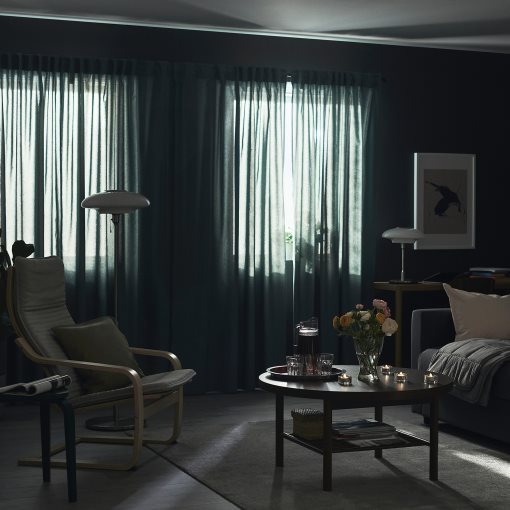 HANNALENA, room darkening curtains 145x300 cm, 1 pair, 204.698.50