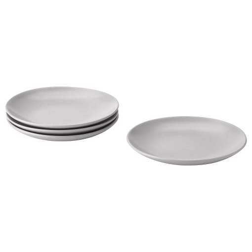 FÄRGKLAR, side plate/4 pack, 20 cm, 204.794.20