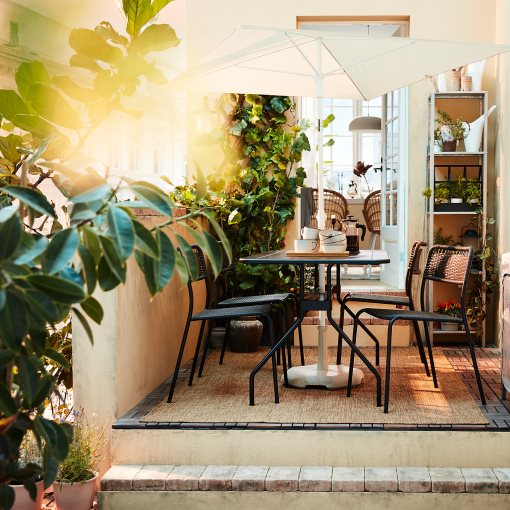 HYLLIS, ραφιέρα εσωτερικού/εξωτερικού χώρου, 40x27x183 cm, 204.885.04