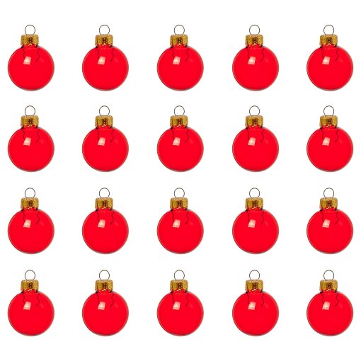 VINTERFINT, tree ornament/bauble/20 pack, 3.5 cm, 205.806.06