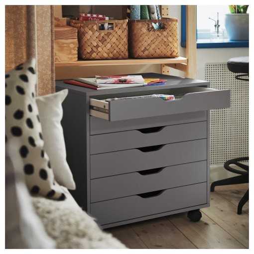 ALEX, drawer unit on castors, 67x66 cm, 205.888.91