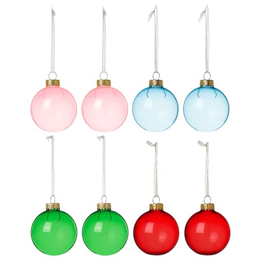 VINTERFINT, tree ornament set of 8, 6 cm, 206.045.46