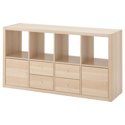 KALLAX, shelving unit with 4 inserts, 291.975.72