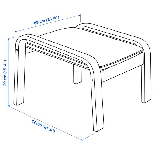 POÄNG, footstool, 291.978.88