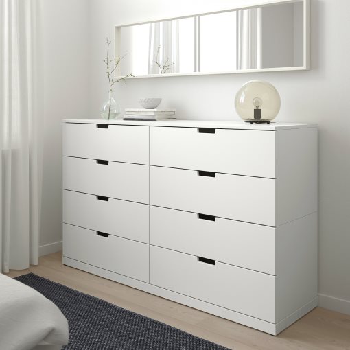 NORDLI, chest of 8 drawers, 160x99 cm, 292.395.05