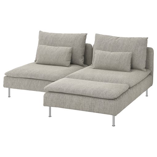 SÖDERHAMN, 2-seat sofa with chaise longue, 293.057.60