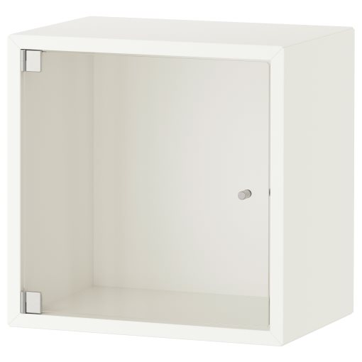 EKET, wall cabinet with glass door, 293.363.56