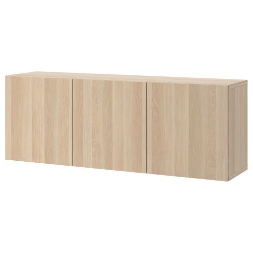 BESTÅ, wall-mounted cabinet combination, 180x42x64 cm, 294.124.87